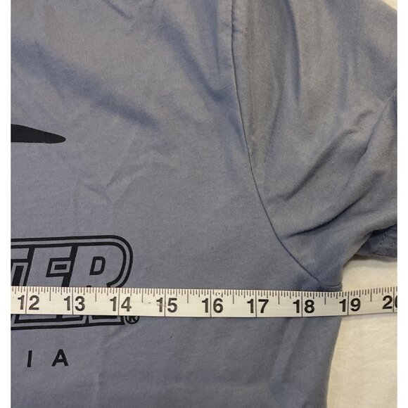 Blue Medium Hollister California Logo Short Sleeve Moisture Wicking T-Shirt - Picture 4 of 6